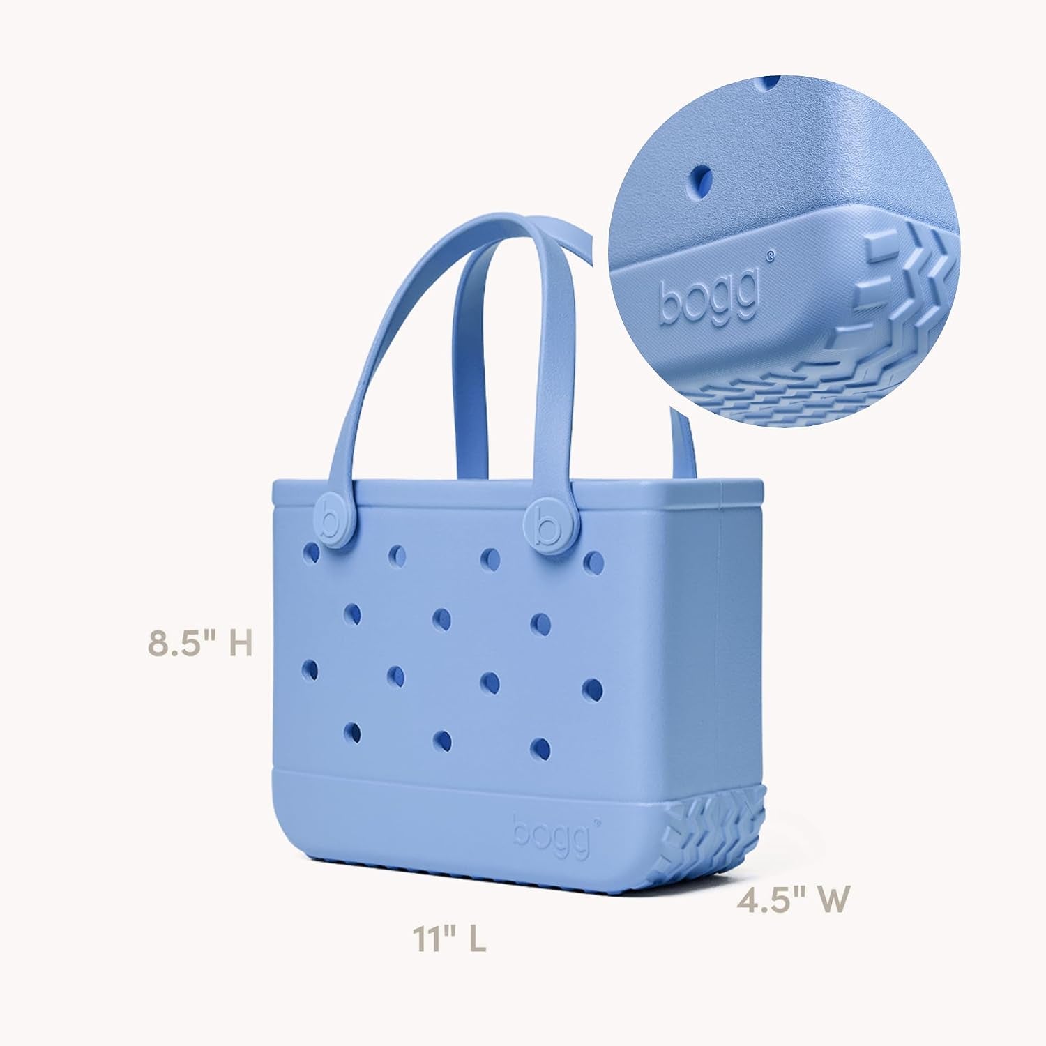 Bitty Small Tote Bag – 11” x 8.5” x 4.5” – Durable, Washable, Tip-Proof – Ideal for Beach, Pool, Boat, Work, and Sports Activities